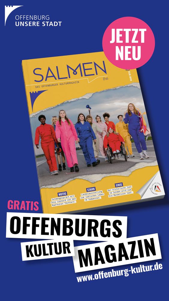 Stadt Offenburg Ankündigung des neuen Salmen-Magazins Nr. 16