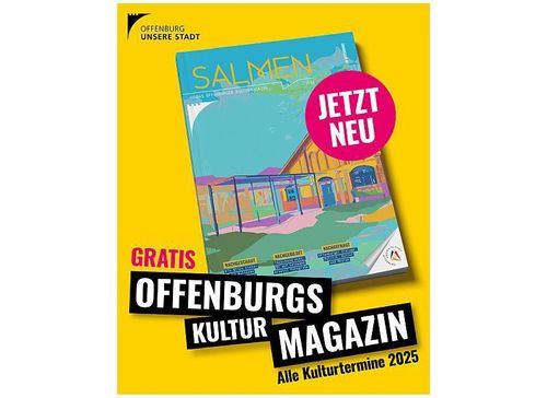 Werbeplakat mit Cover des Kulturmagazins "Salmen", Ausgabe Nr. 14