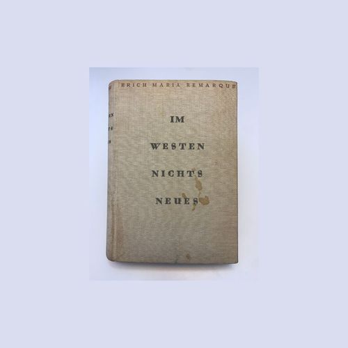 Buchcover des Buches "Im Westen nichts Neues"